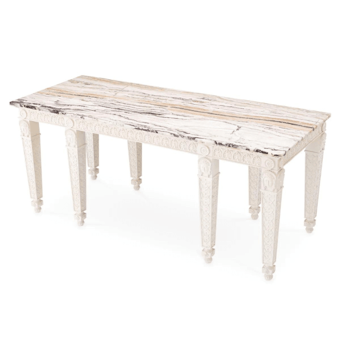 Croome Court Marble Console Table