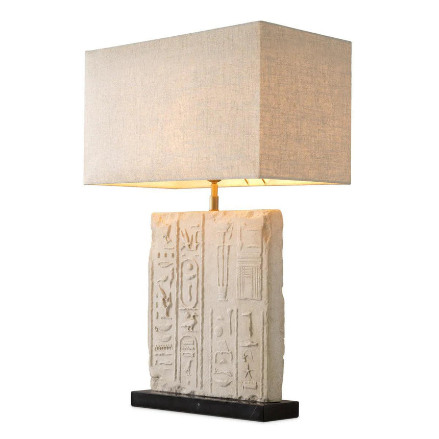 Hathor Sandstone Table Lamp