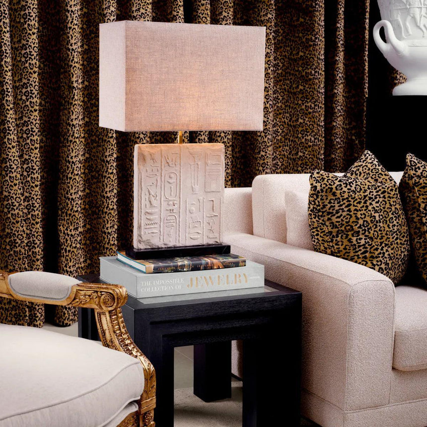 Hathor Sandstone Table Lamp