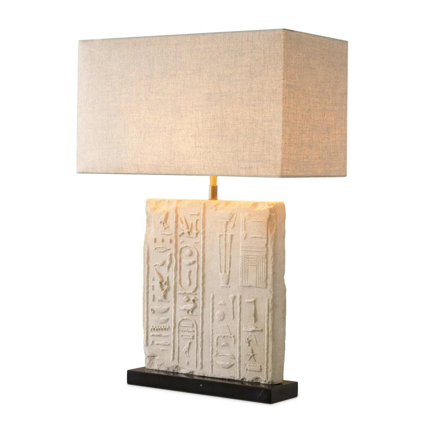 Hathor Sandstone Table Lamp