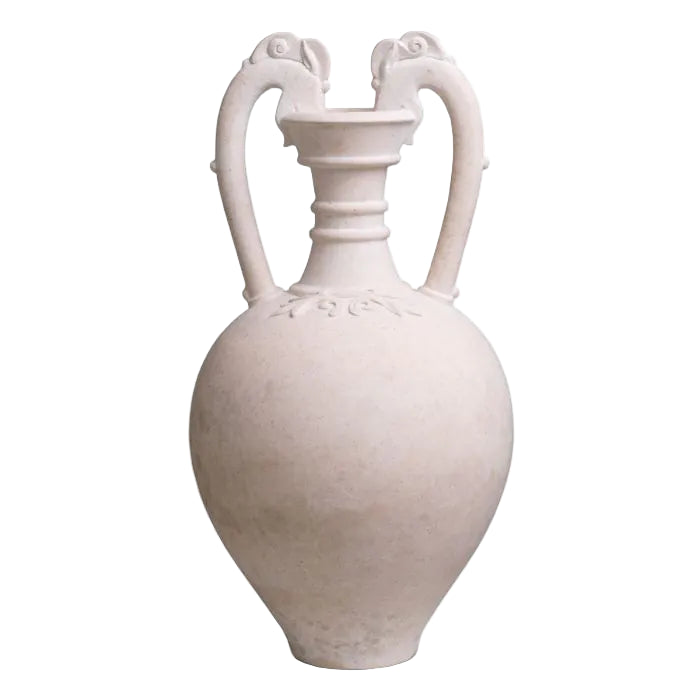 Jasper round metal flower pot medium