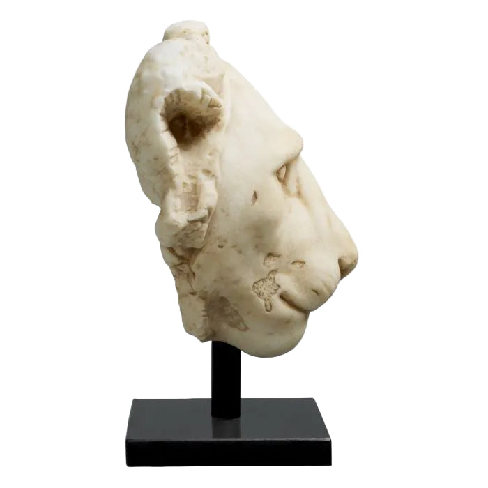 Jasper round metal flower pot medium