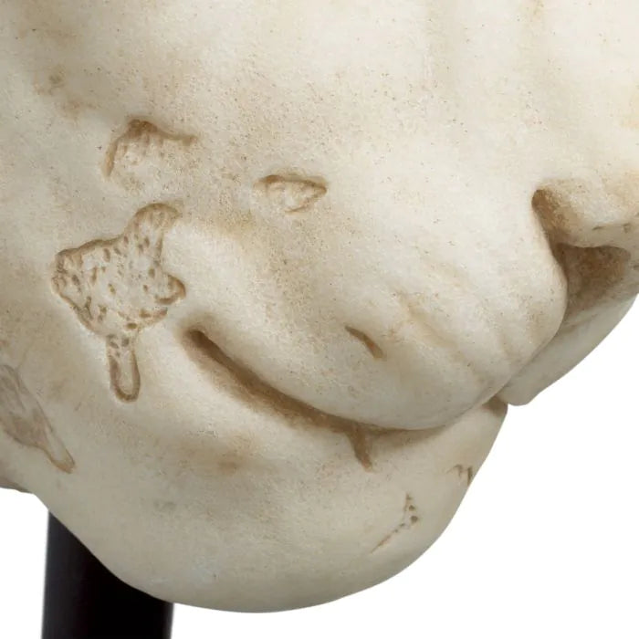 Jasper round metal flower pot medium