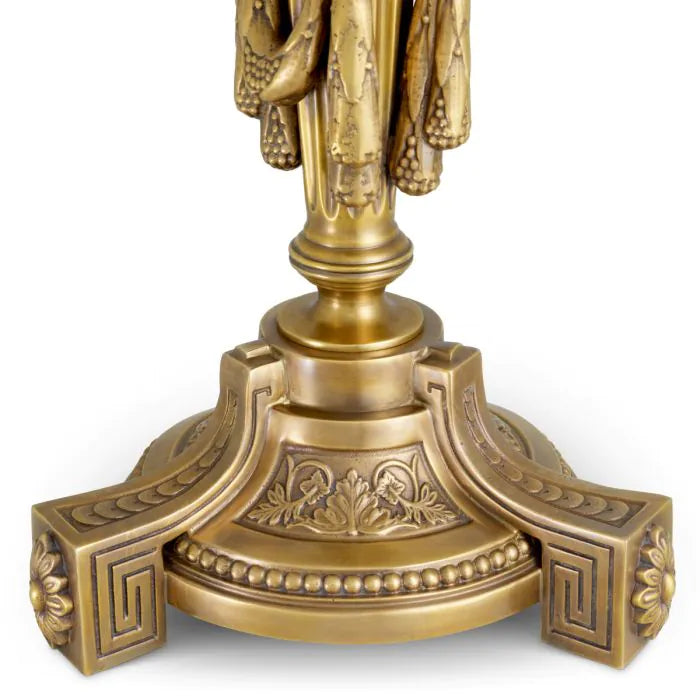 Jasper round metal flower pot medium