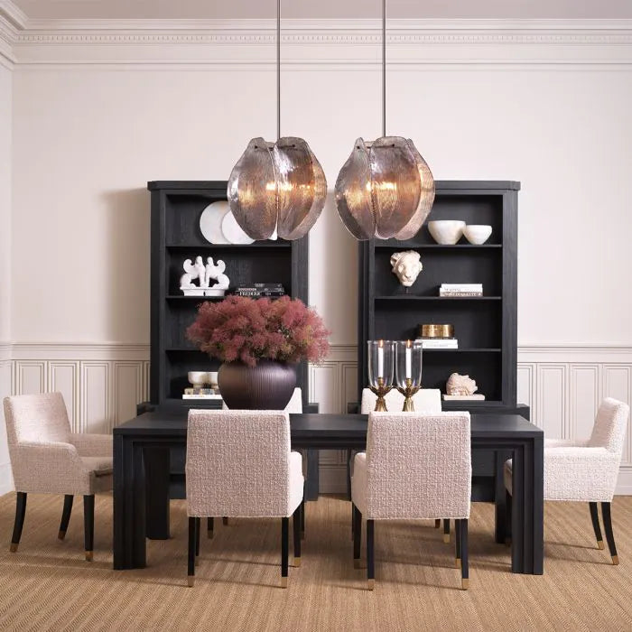 Jasper round metal flower pot medium