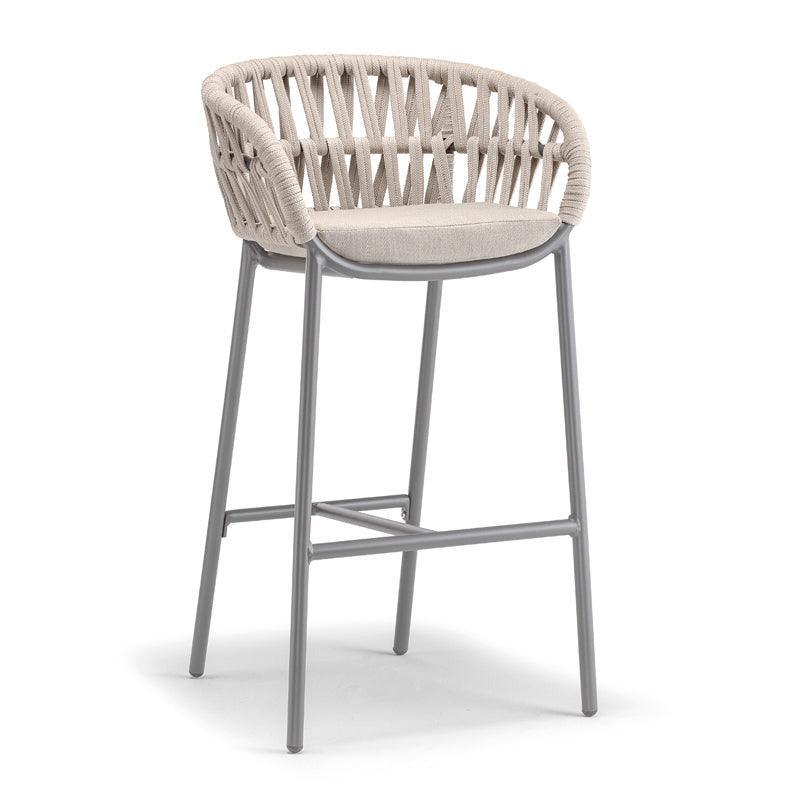 Tahiti fabric garden bar stool