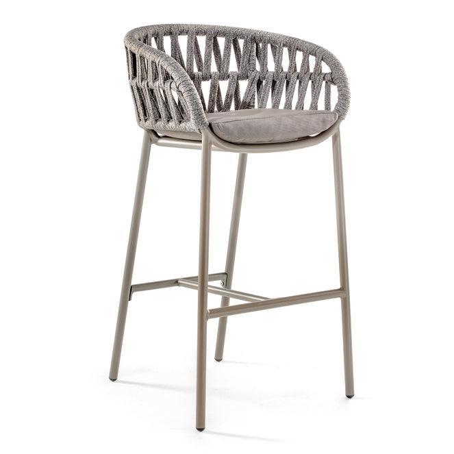 Tahiti fabric garden bar stool