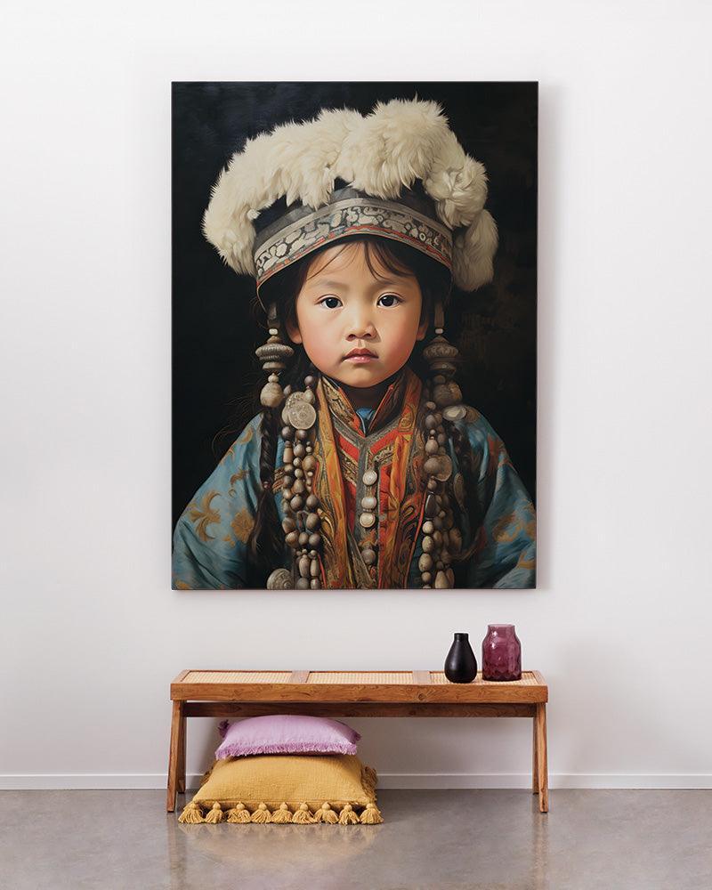 Traditional Child 1 dizájn vászonkép - Dutch Home