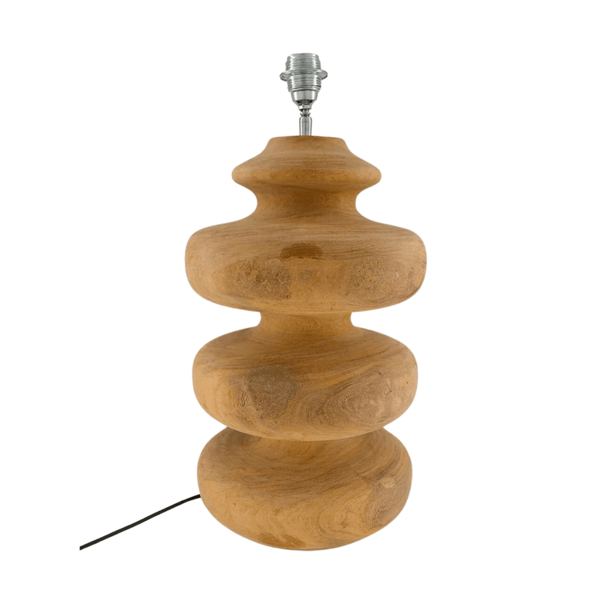 Tree Times wooden table lamp