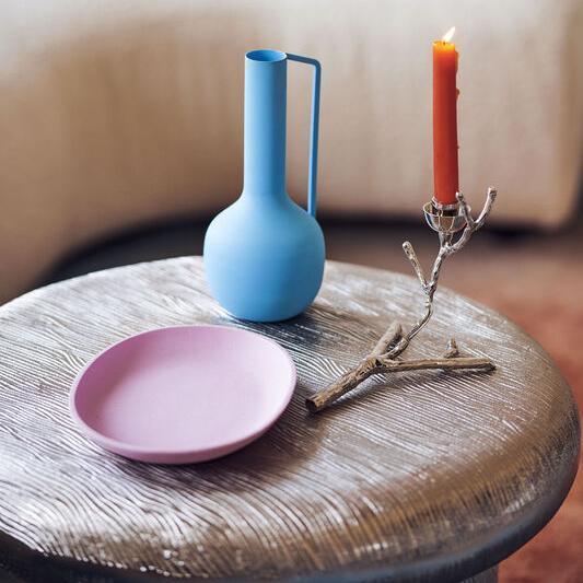 Twiggy fém gyertyatartó 14cm