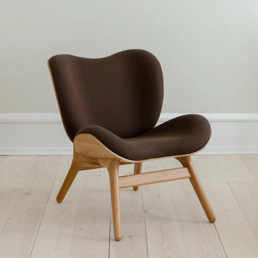 A Conversation Piece szövet fotel natúr kerettel