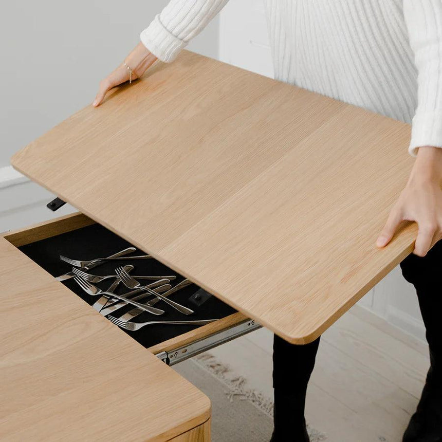 Heart'n'Soul bővíthető fa asztal 200x90