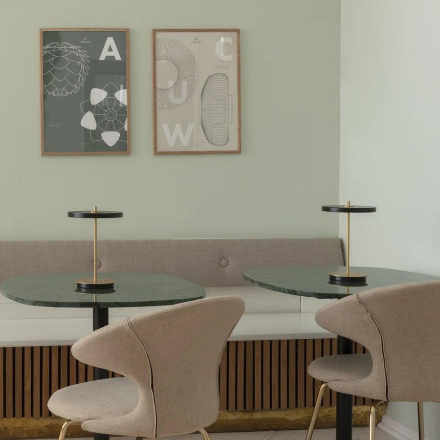 Asteria Move fém asztali lámpa sárgaréz alappal