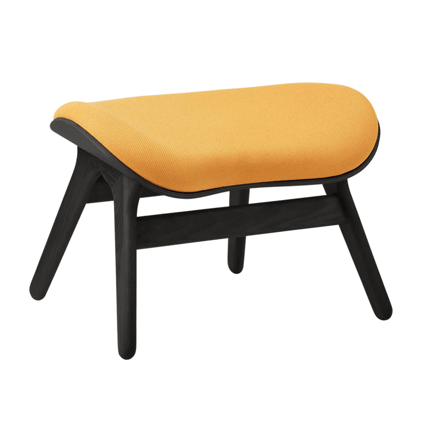 A Conversation Piece szövet lábtartó fekete kerettel