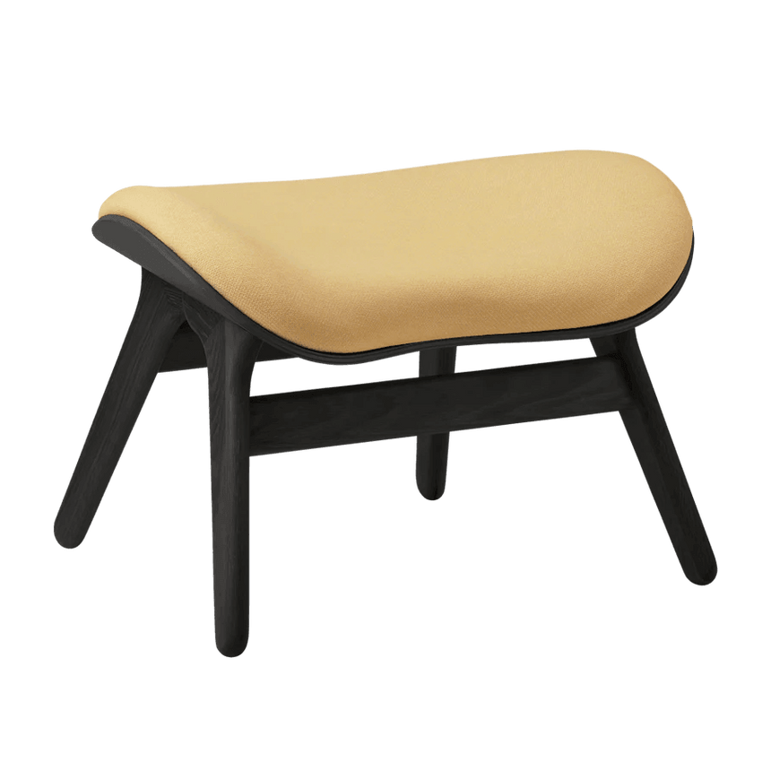 A Conversation Piece szövet lábtartó fekete kerettel