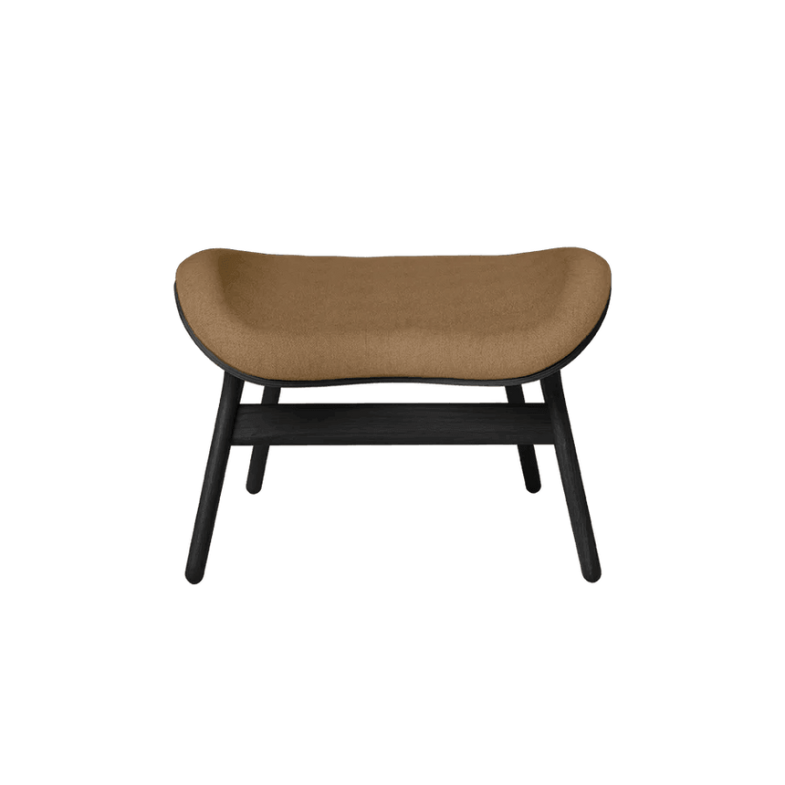 A Conversation Piece szövet lábtartó fekete kerettel