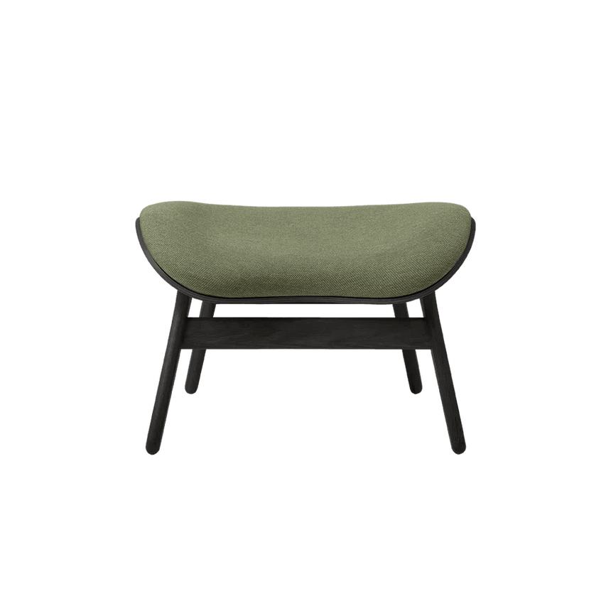 A Conversation Piece szövet lábtartó fekete kerettel