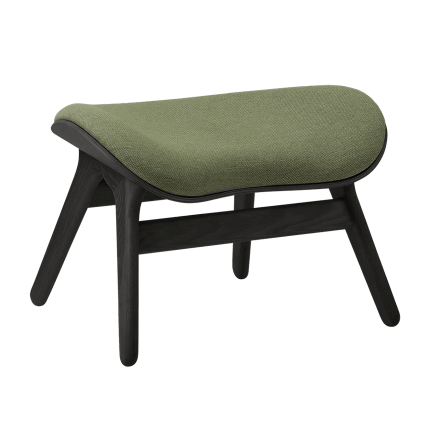 A Conversation Piece szövet lábtartó fekete kerettel