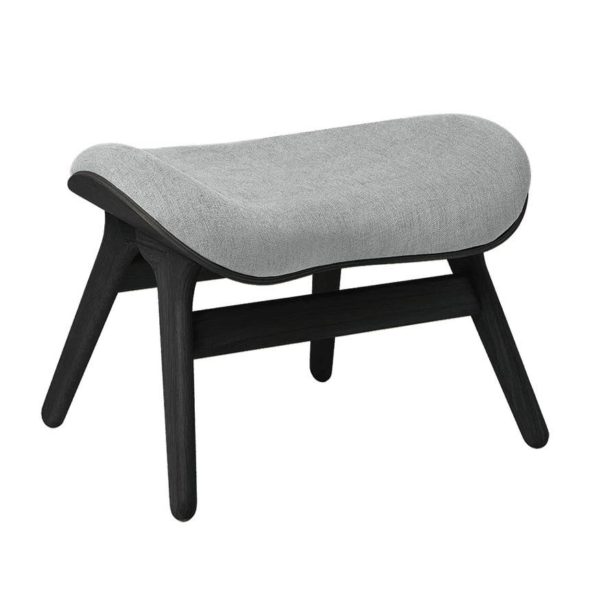 A Conversation Piece szövet lábtartó fekete kerettel