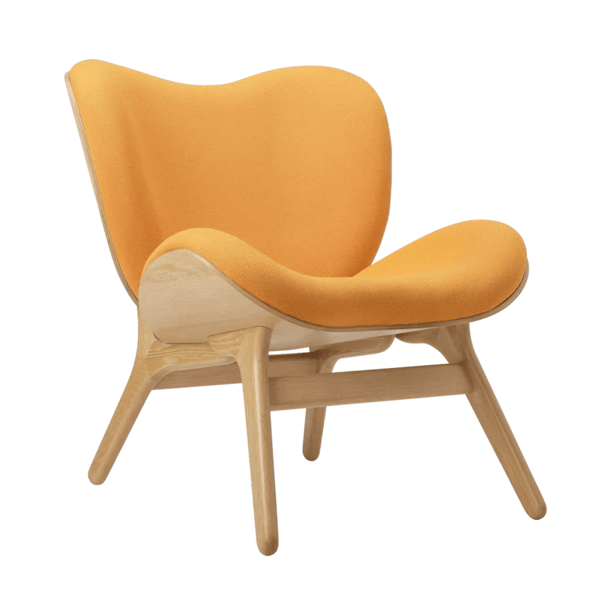 A Conversation Piece szövet fotel natúr kerettel