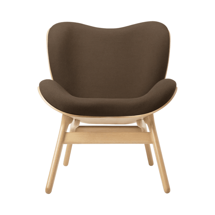 A Conversation Piece szövet fotel natúr kerettel