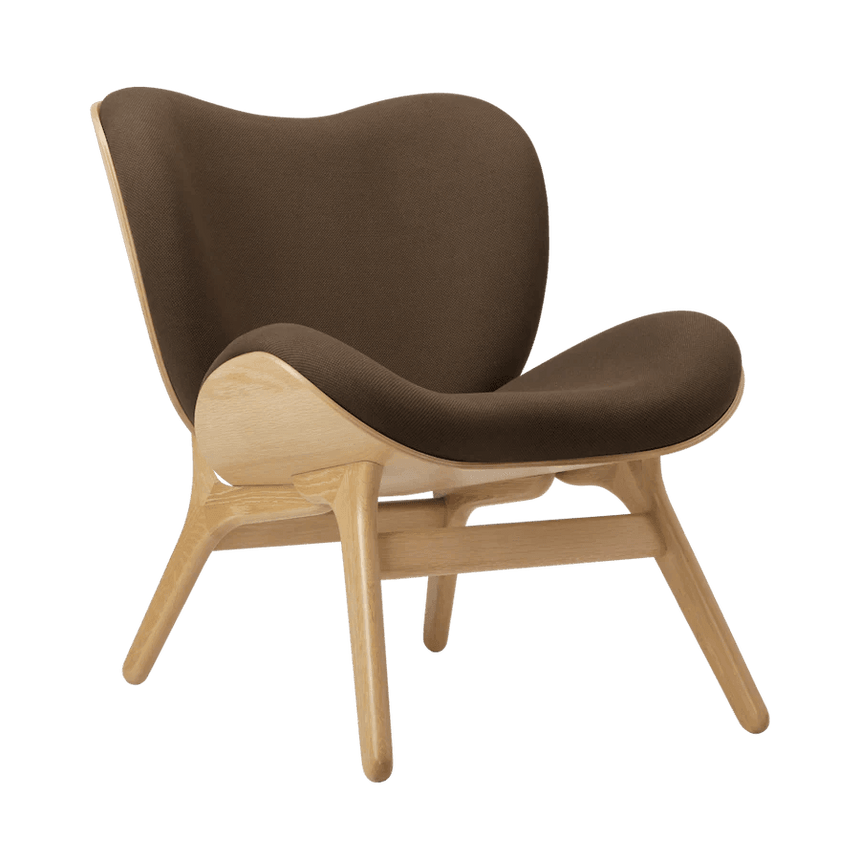 A Conversation Piece szövet fotel natúr kerettel