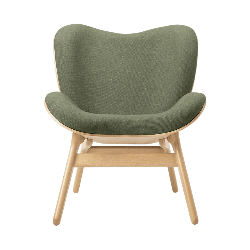 A Conversation Piece szövet fotel natúr kerettel