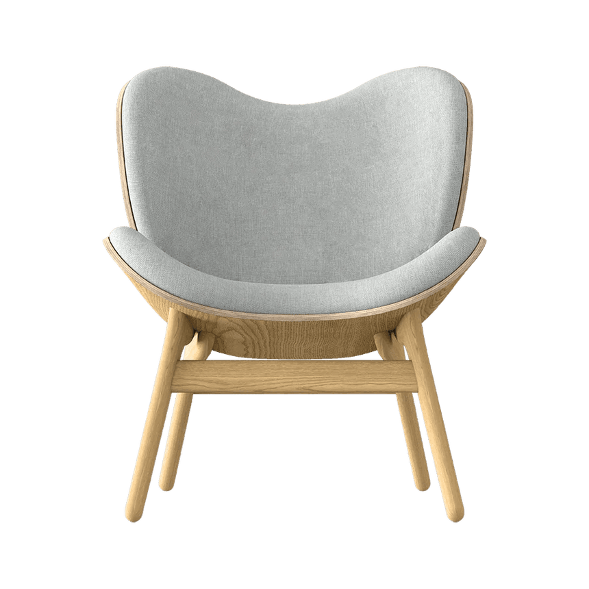 A Conversation Piece szövet fotel natúr kerettel