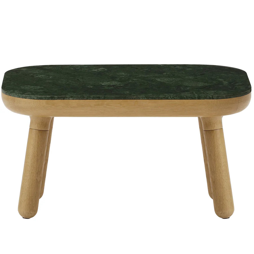 The Conversation Piece fabric armchair with natural frame