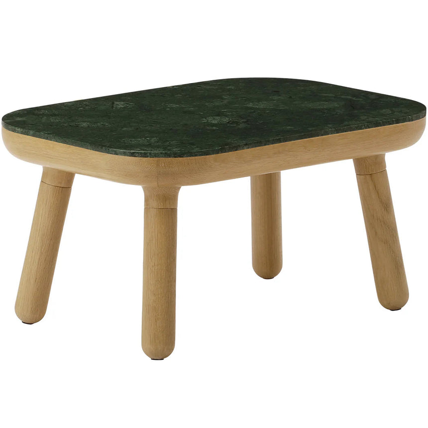 The Conversation Piece fabric armchair with natural frame