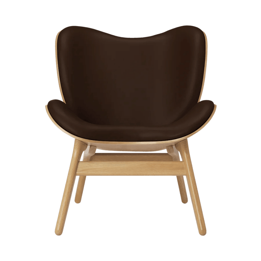 A Conversation Piece bőr fotel natúr kerettel