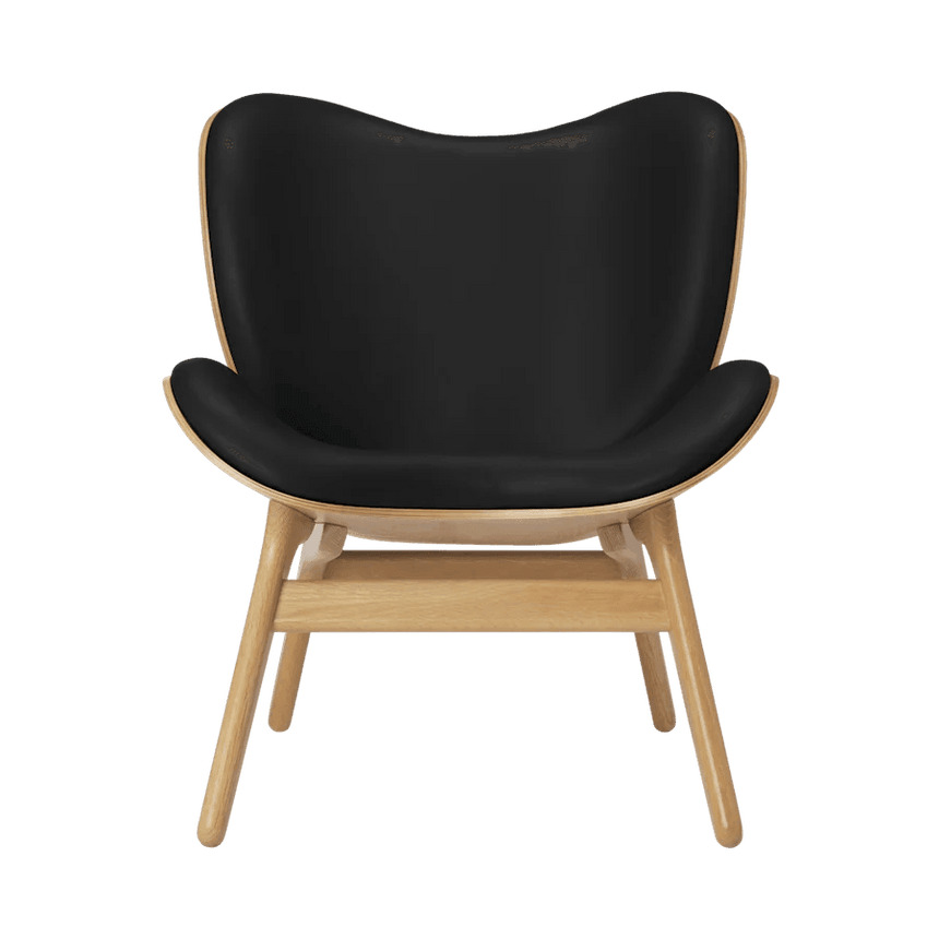 A Conversation Piece bőr fotel natúr kerettel