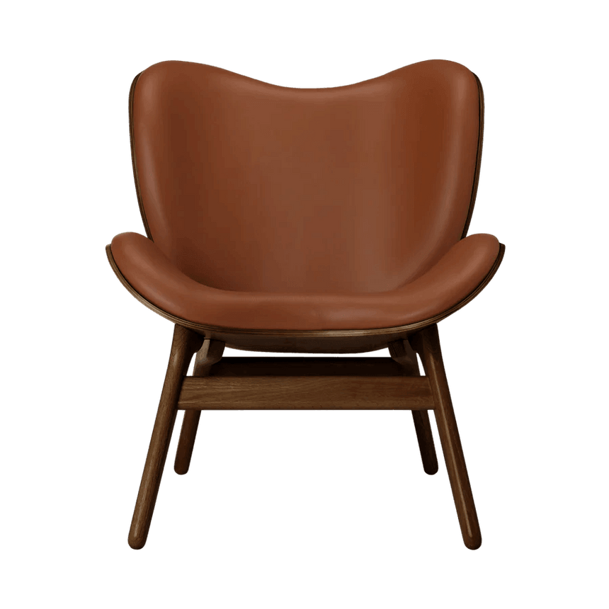 A Conversation Piece bőr fotel sötét kerettel