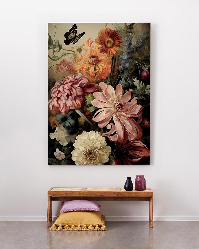 Vintage Flowers dizájn vászonkép - Dutch Home