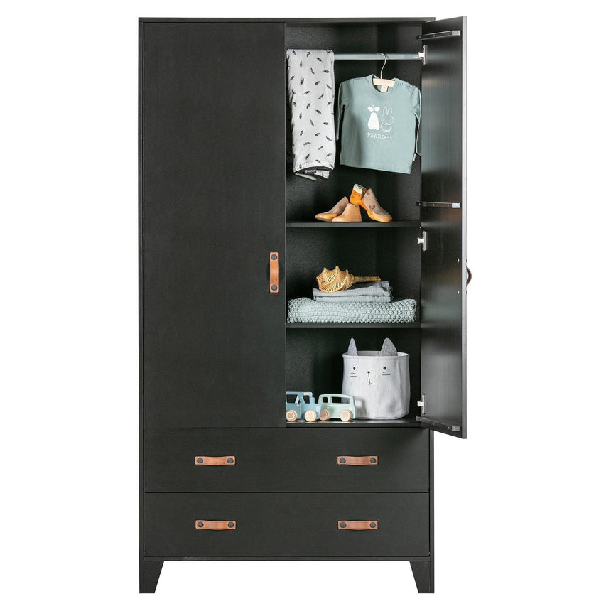 Dian 2 ajtós 2 fiókos fa kabinet-2