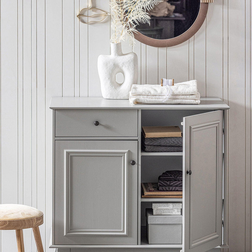 Lily 2 ajtós, 1 fiókos fa kabinet-2