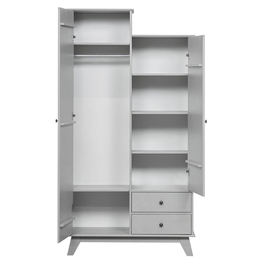 Lily 2 ajtós, 2 fiókos fa kabinet-1