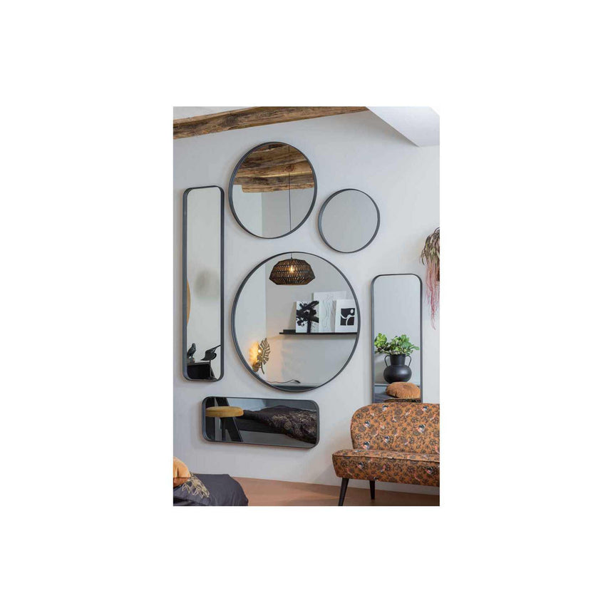 Doutzen fém tükör Ø80cm-1