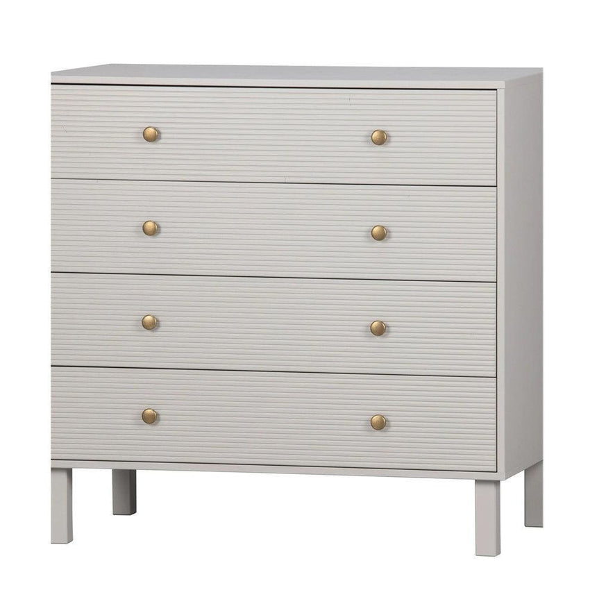 Madu 4 fiókos fa komód - Dutch Home