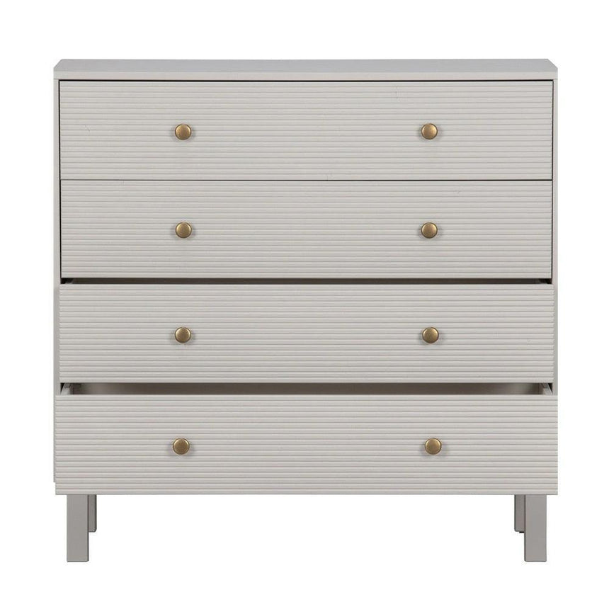 Madu 4 fiókos fa komód - Dutch Home