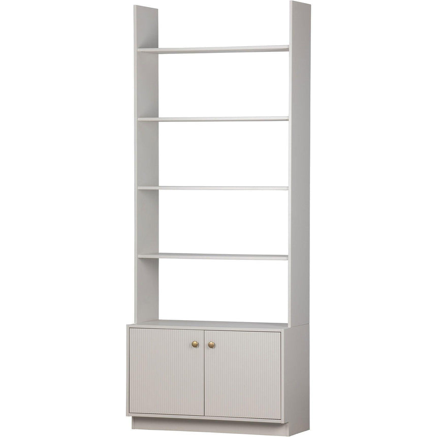 Madu világosszürke 4 polcos 2 ajtós polcrendszer-0
