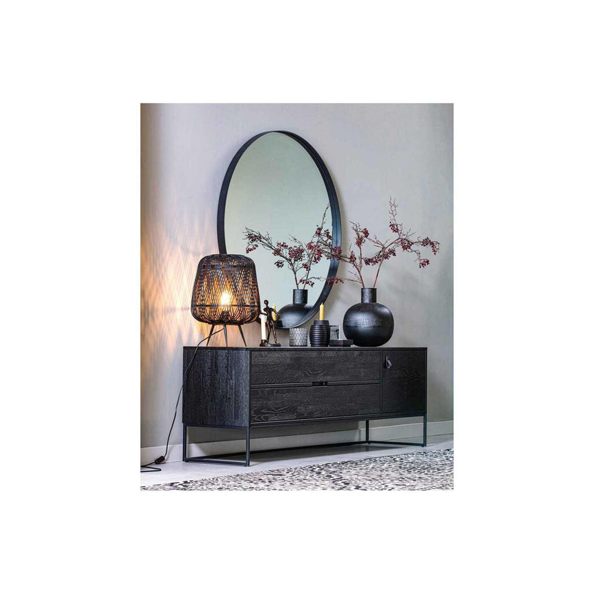 Doutzen fém tükör Ø115cm-1