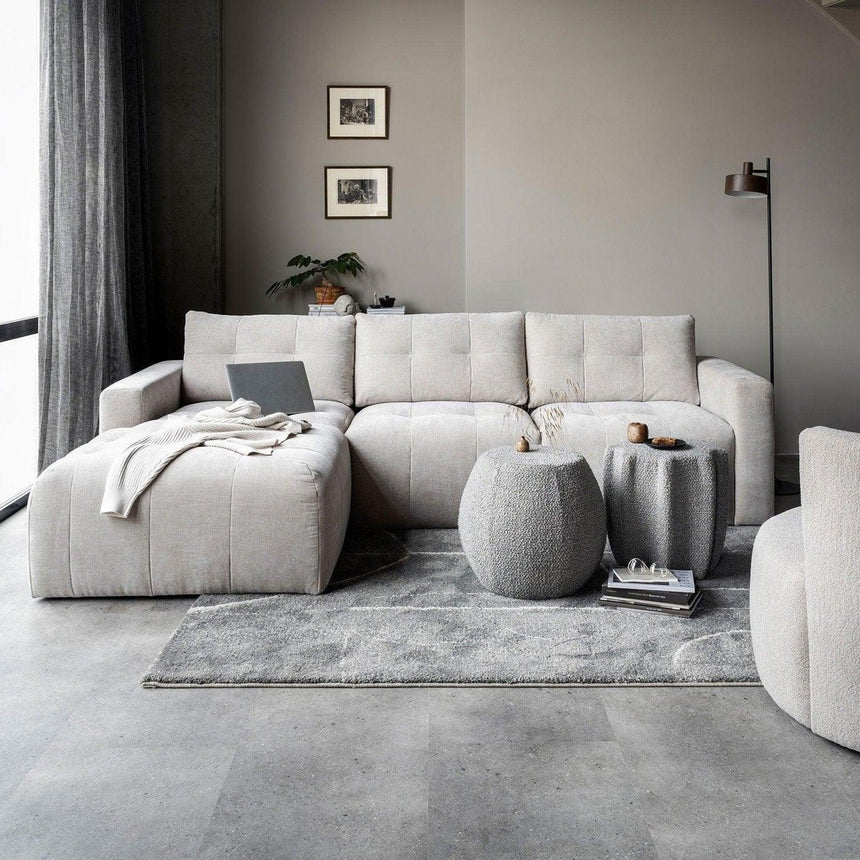 Bar szövet kanapé bal ottomános-8