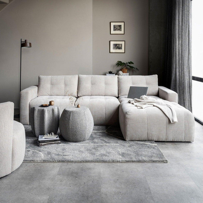 Bar szövet kanapé jobb ottomános-8