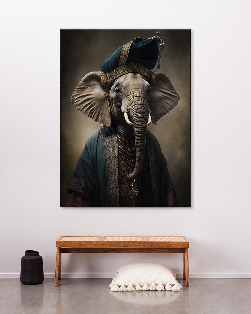 Elephant dizájn vászonkép - Dutch Home