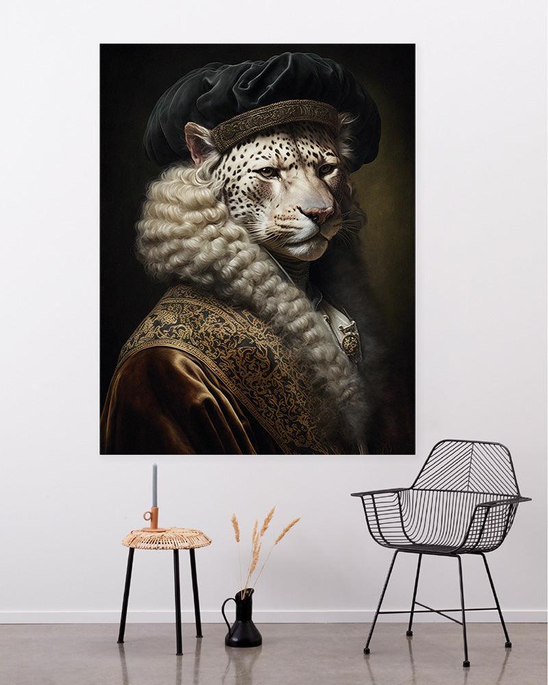 Snow Leopard dizájn vászonkép - Dutch Home