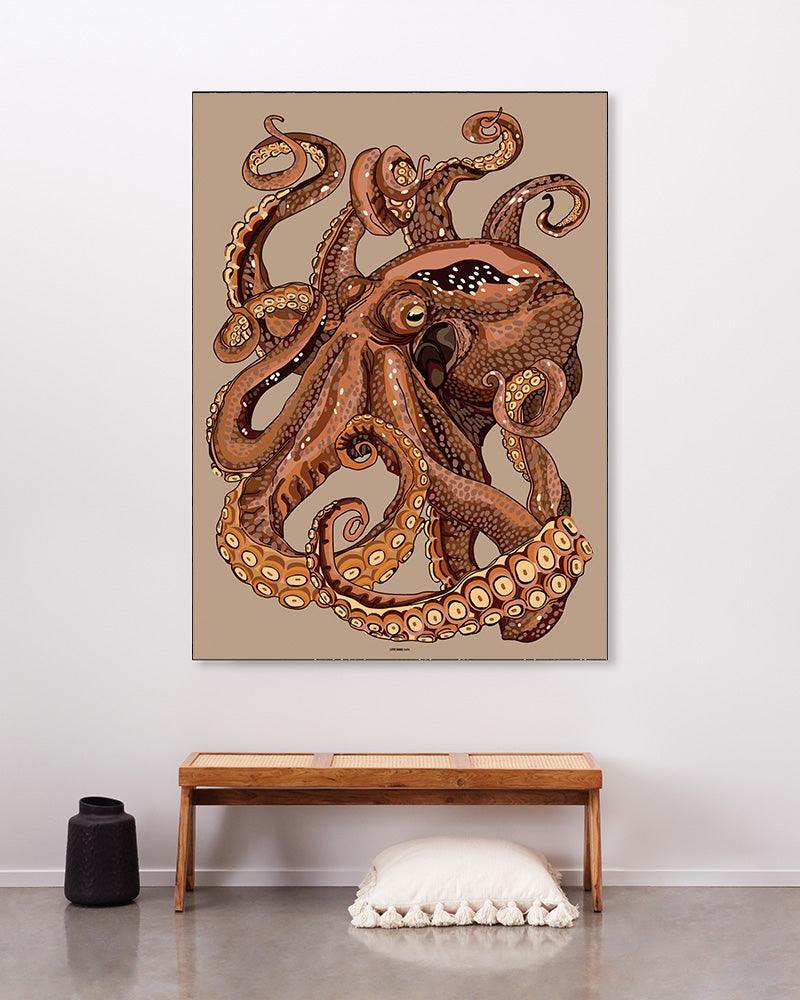 Pulpo dizájn vászonkép - Dutch Home