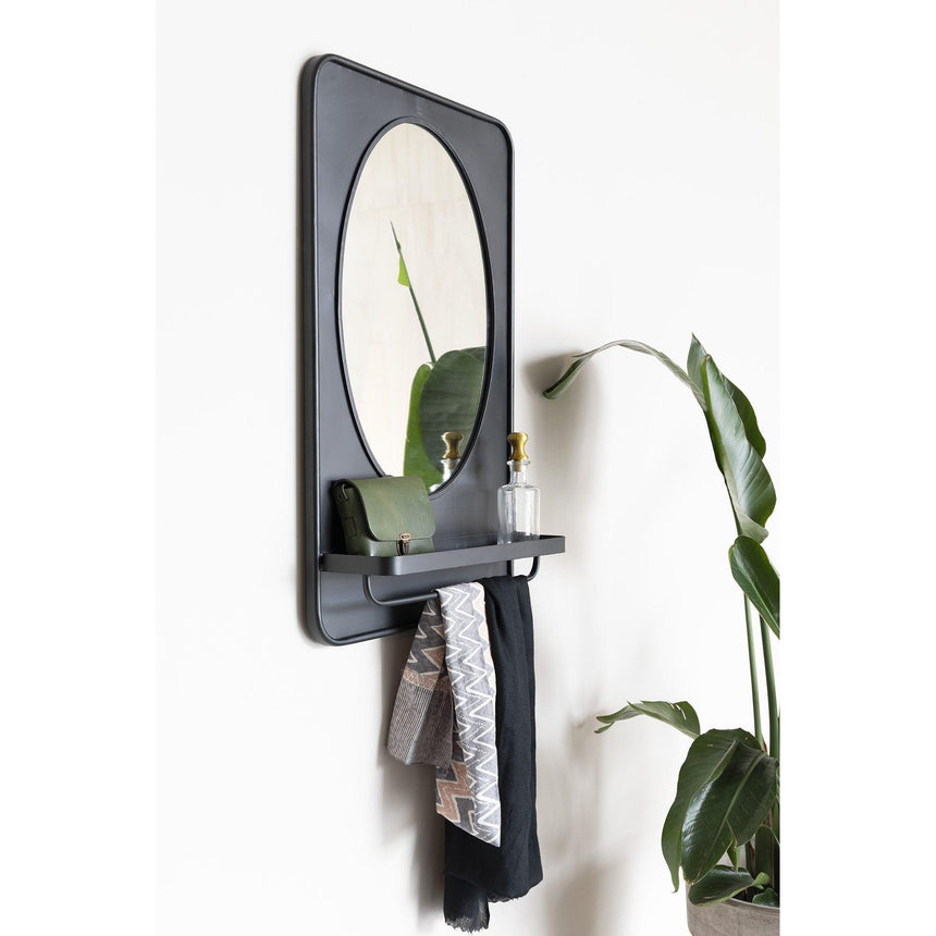 Pascal fém tükör polccal kicsi-2