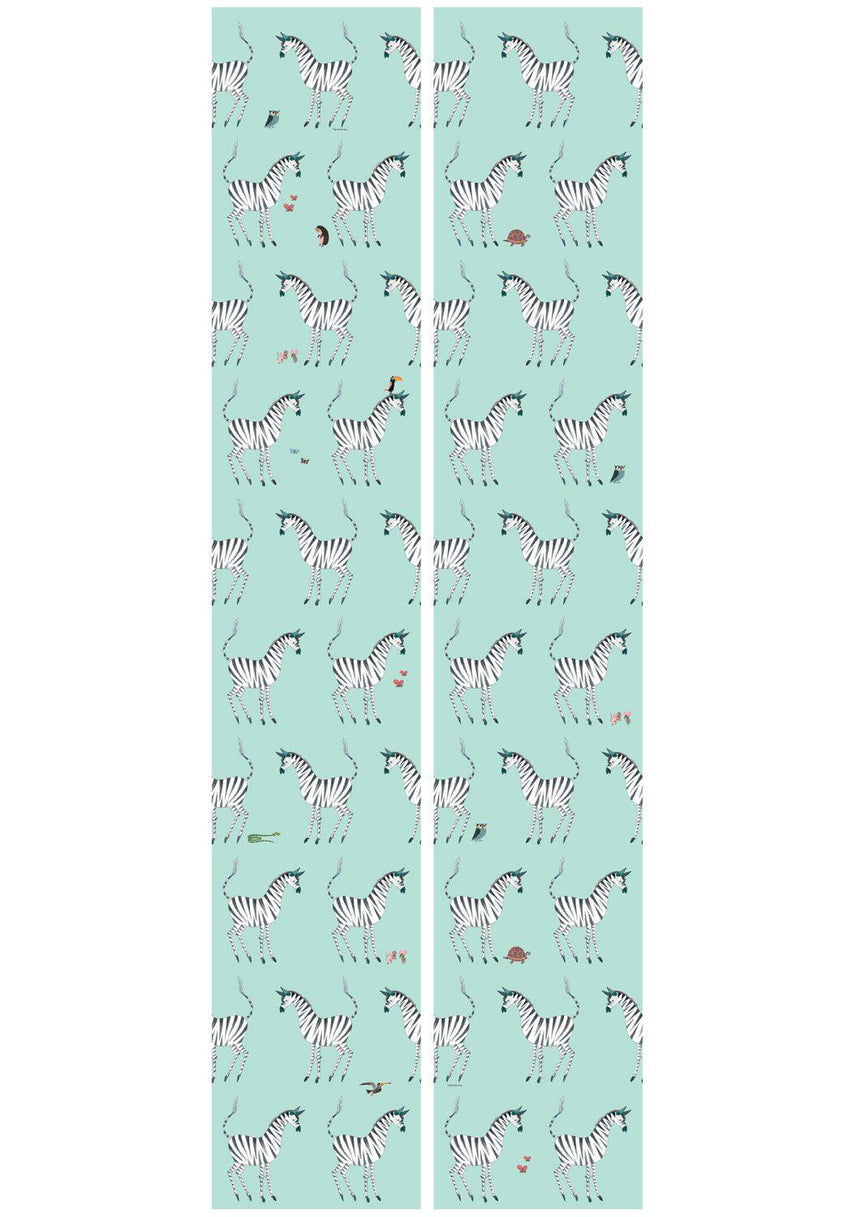Zebra menta tapéta-1