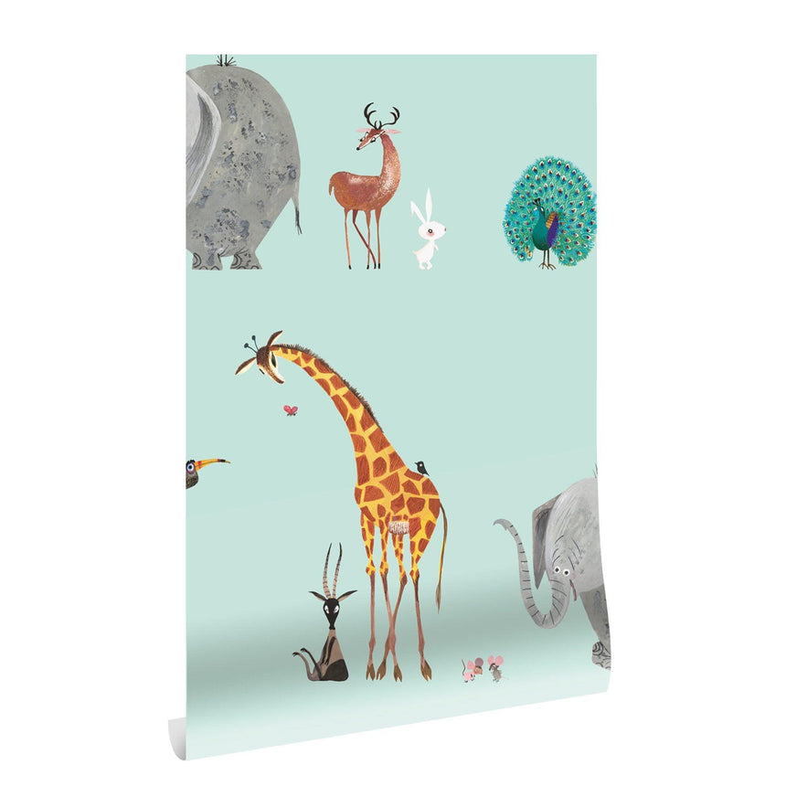 Animal mix menta tapéta-0